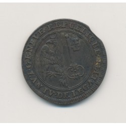 Suisse - 6 Sols 1795 - Canton de Genève - bronze - TTB+