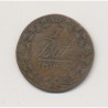 Suisse - 1 Batz 1805 - Canton de vaud - cuivre - TB+