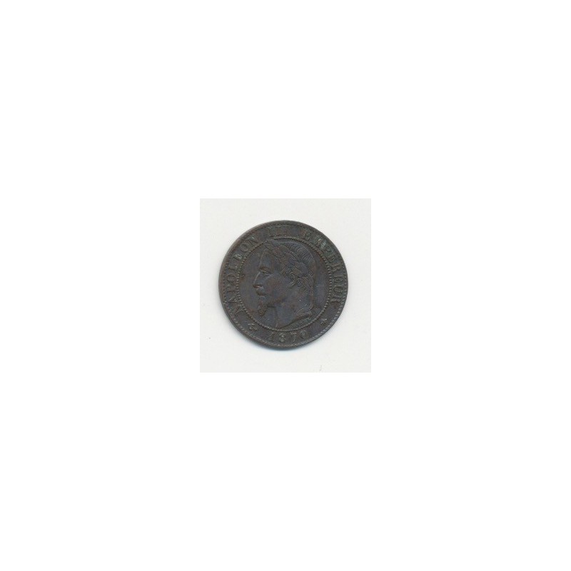 1 Centime Napoléon III - Tête laurée - 1870 A Paris