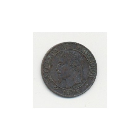 1 Centime Napoléon III - Tête laurée - 1870 A Paris