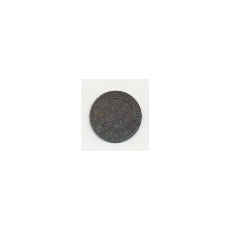 1 Centime Napoléon III - Tête laurée - 1870 A Paris