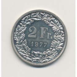 Suisse - 2 Francs - 1977 - cupronickel - BE/Proof