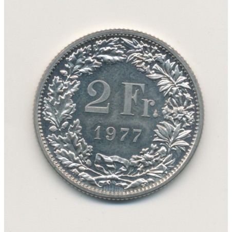 Suisse - 2 Francs - 1977 - cupronickel - BE/Proof