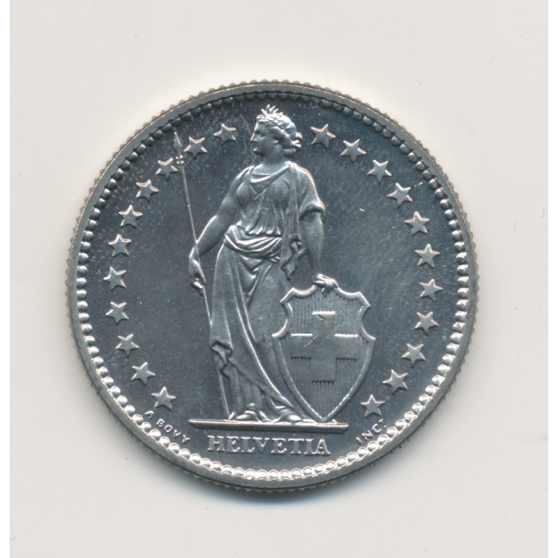 Suisse - 2 Francs - 1977 - cupronickel - BE/Proof