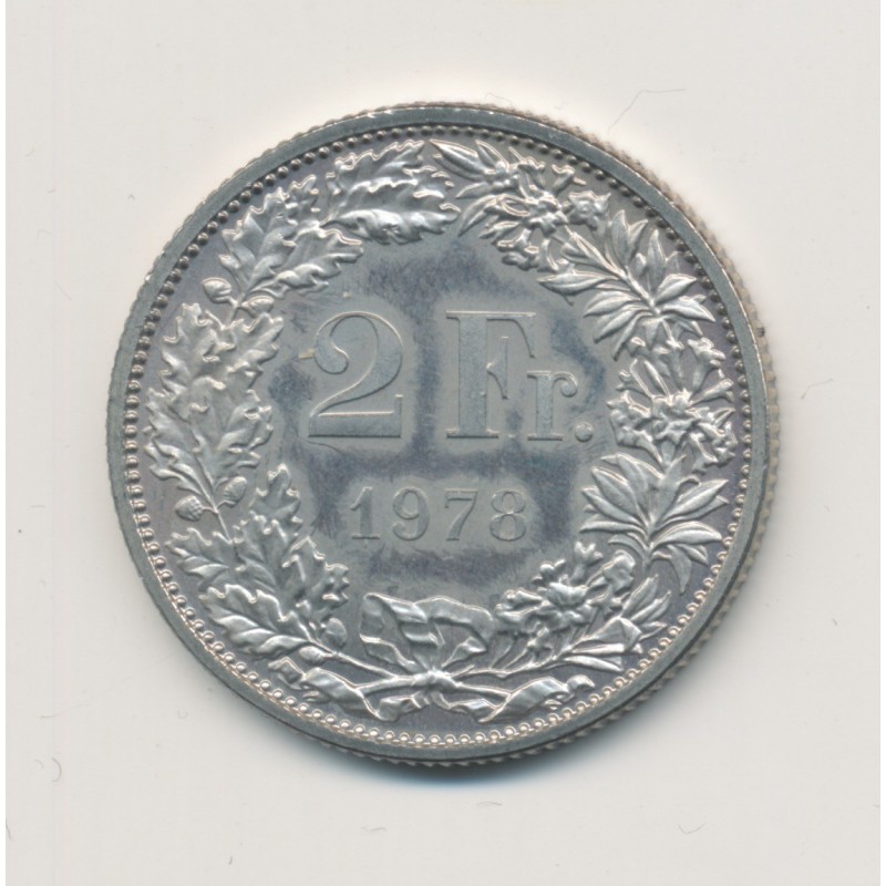 Suisse - 2 Francs - 1978 - cupronickel - BE/Proof