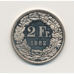 Suisse - 2 Francs - 1982 - cupronickel - BE/Proof