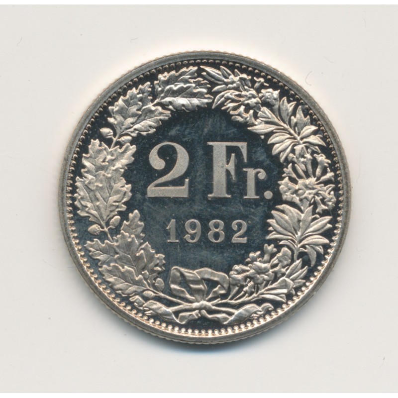 Suisse - 2 Francs - 1982 - cupronickel - BE/Proof