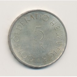 Suisse - 5 Francs - 1963 - Centenaire de la Croix rouge - argent - SUP 2