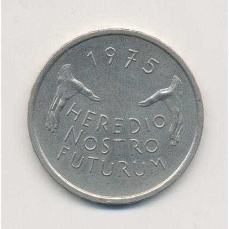 Suisse - 5 Francs - 1975 - Heredio nostro futurum - cupronickel - TTB+