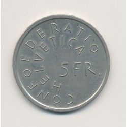 Suisse - 5 Francs - 1975 - Heredio nostro futurum - cupronickel - TTB+ 2