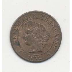 1 Centime Cérès - 1872 K Bordeaux