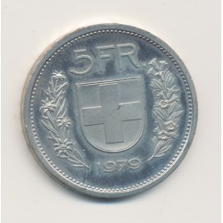 Suisse - 5 Francs 1979 - cupronickel - FDC/Proof