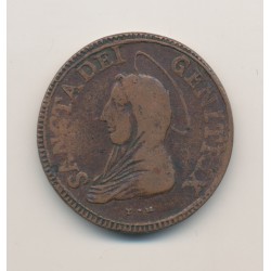 Vatican - 5 Baiocchi 1797 Rome - Pi VI - Perugia - bronze - TB