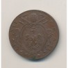 Vatican - 1/2 Baiocco 1825 - Leo XII - bronze - TTB+