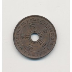 Belgique - 1 Centime 1888 - Léopold II - bronze - SUP+ 2