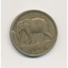 Congo Belge - 2 Francs 1946 - éléphant - Laiton - TTB 