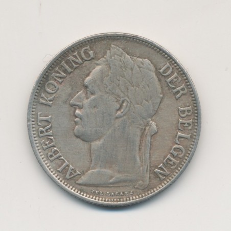 Congo Belge - 1 Franc 1926 - cupronickel - TTB 