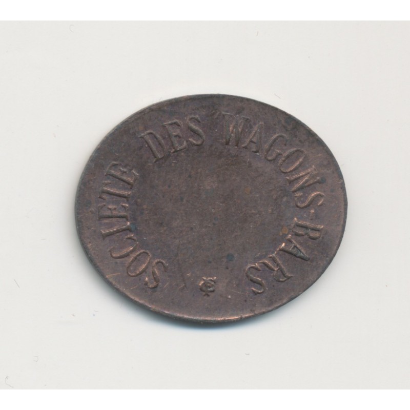 50 Centimes - Société des wagons bars - TTB+