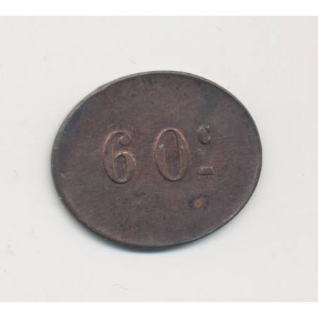 50 Centimes - Société des wagons bars - TTB+