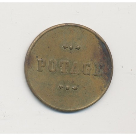 Dept 57 - Usine d'Ottange - potage - laiton - 24mm - TTB