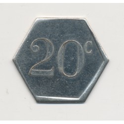20 Centimes - Bateaux parisiens - octogonal - 28mm - TTB 2