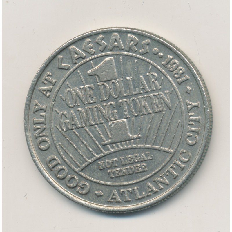 Token - 1 Dollar - North bay Ontario - 1981 - nickel - SUP