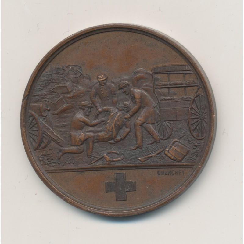 Médaille - Annexes ministère de la guerre - 1870-1871 - bronze - 37mm - TTB+