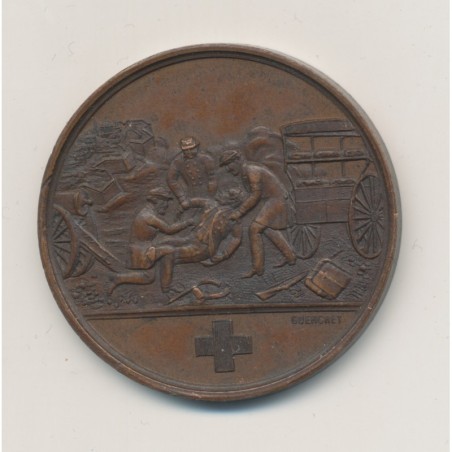 Médaille - Annexes ministère de la guerre - 1870-1871 - bronze - 37mm - TTB+