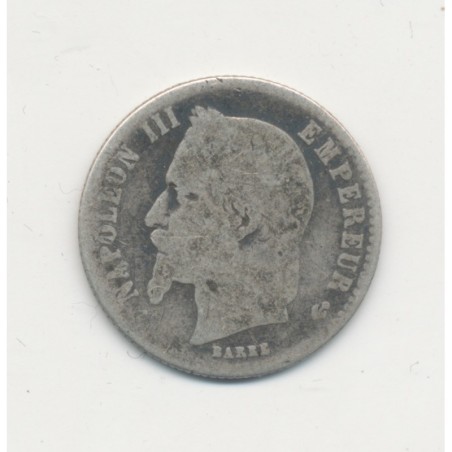 50 centimes Napoléon III - 1866 BB Strasbourg - Tête laurée - TB