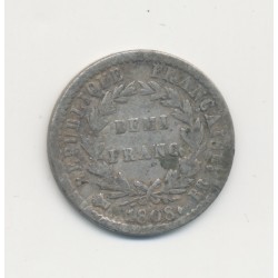 Napoléon Empereur - 1/2 Franc - 1808 BB Strasbourg - TB 2