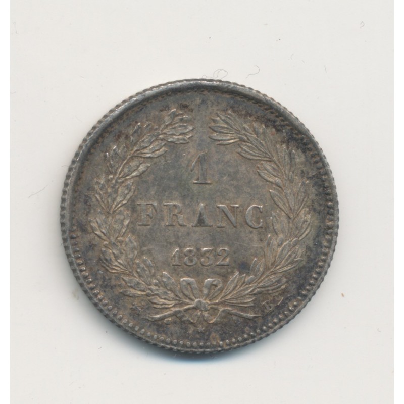 Louis Philippe I - 1 Franc - 1832 B Rouen - TTB+