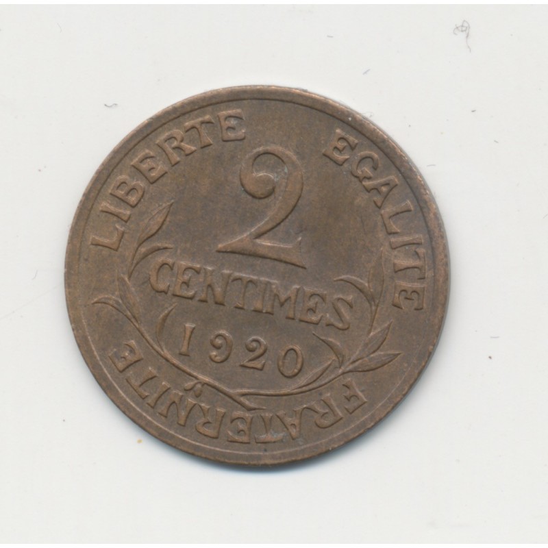 2 centimes Dupuis - 1920 - TTB+