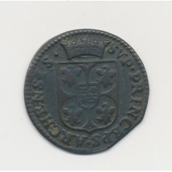 Ardennes - Liard 1611 - Charles 1er de gonzague - cuivre - TB 2