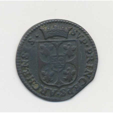 Ardennes - Liard 1611 - Charles 1er de gonzague - cuivre - TB