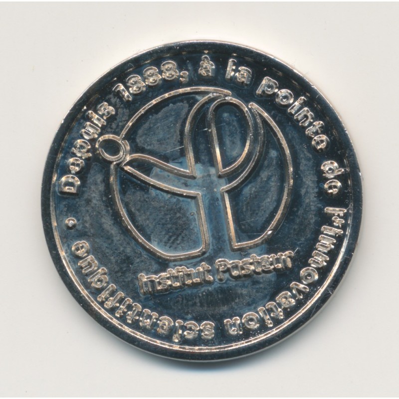 Médaille - Louis Pasteur - pointe de l'innovation - cupronickel - 30mm - SUP