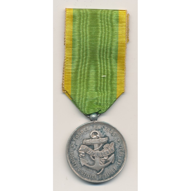 Médaille - Société de sauvetage de la Seine 1878 - ordonnance