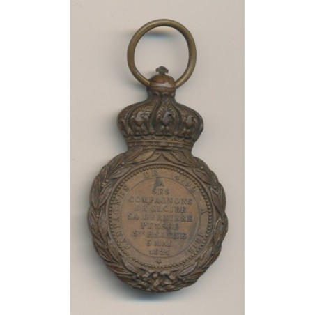 Médaille - Sainte Hélène - 1821 - sans ruban - ordonnance