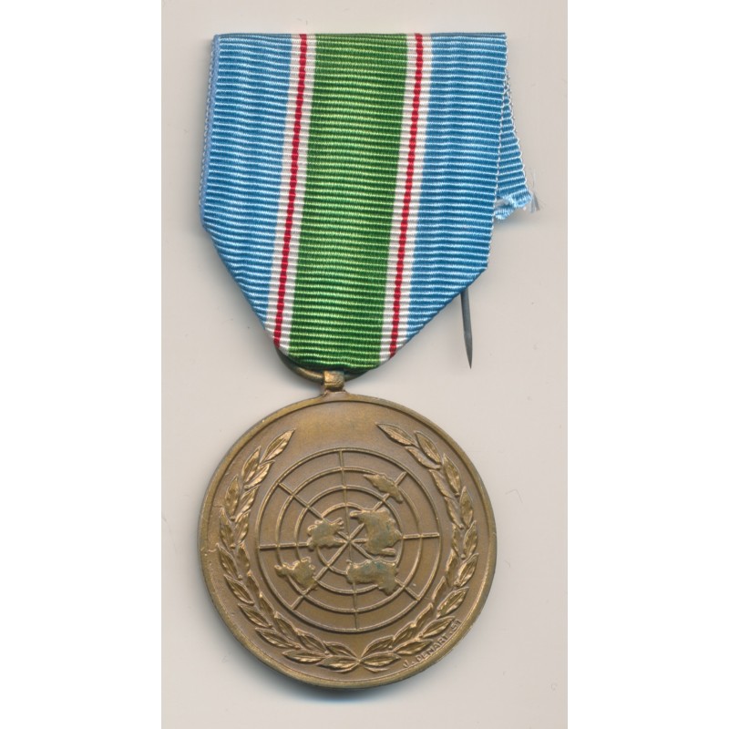 Médaille - ONU Liban - Revers Français - ordonnance