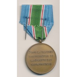 Médaille - ONU Liban - Revers Français - ordonnance 2