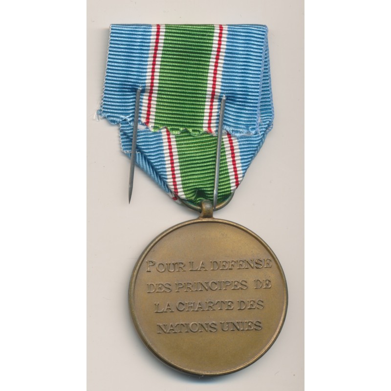 Médaille - ONU Liban - Revers Français - ordonnance