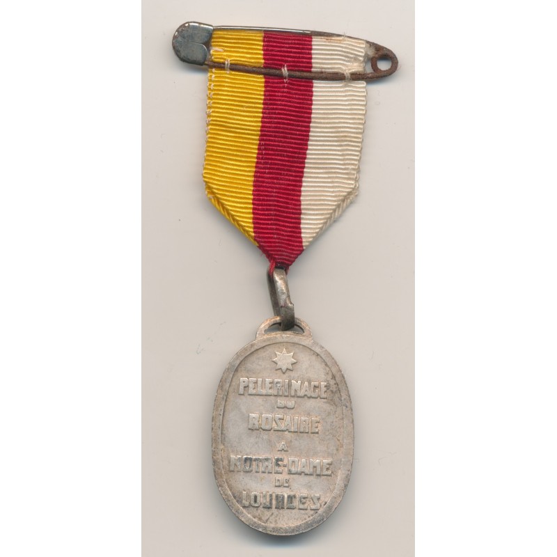Médaille du rosaire a notre dame de Lourdes 
