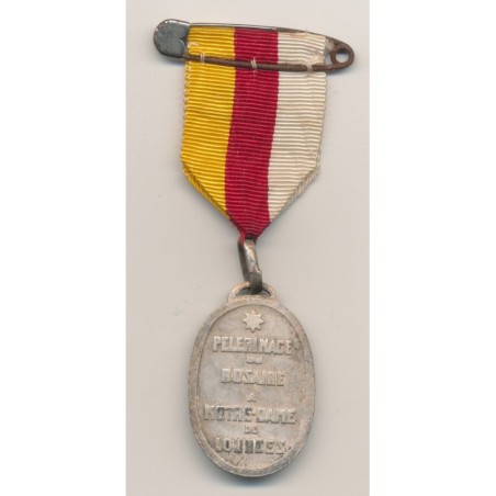 Médaille du rosaire a notre dame de Lourdes 