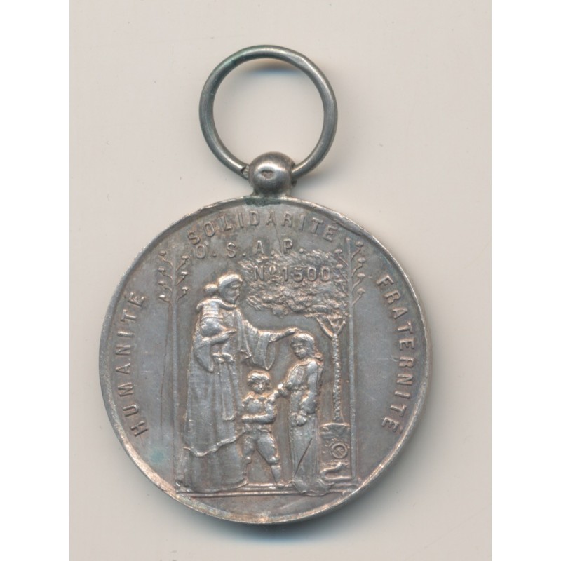 Médaille - Société générale des sous agents et ouvriers PTT de France et des colonies - sans ruban - 31mm