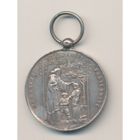Médaille - Société générale des sous agents et ouvriers PTT de France et des colonies - sans ruban - 31mm