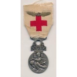 Médaille - Croix rouge - 1864-66 - Secours aux bléssés - ordonnance