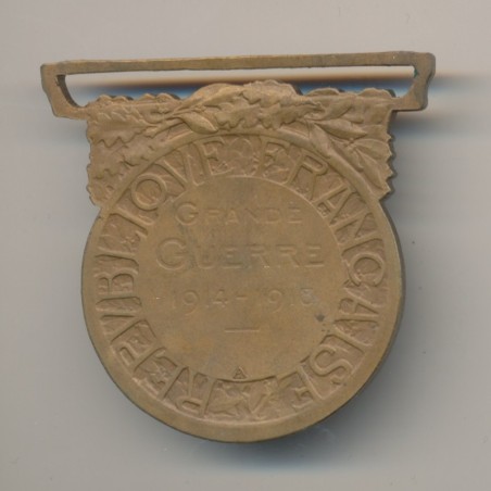 Médaille - Victoire interallié - 1914-18 - graveur Morlon - sans ruban
