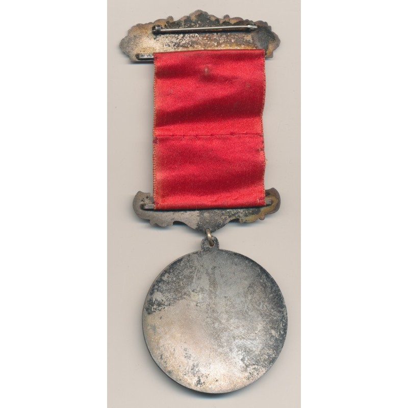 Médaille Maçonnique - Loge Strafford - agarafe avec épée