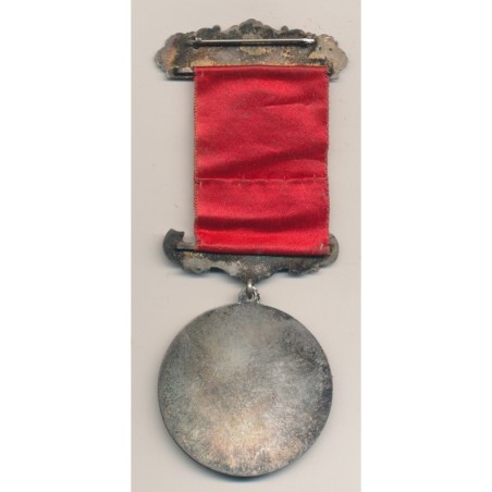 Médaille Maçonnique - Loge Strafford - agrafe C.H.P avec 2 plumes - Missouri - Etats-Unis