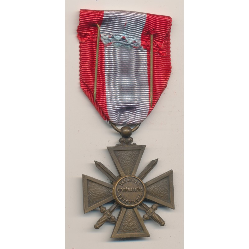 Médaille - Croix de guerre T.O.E - ordonnance