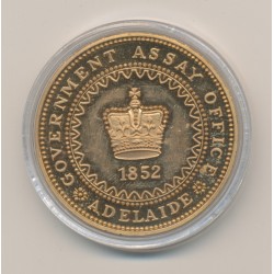 Médaille - Refrappe 1 Pound 1852 - 40mm - bronze